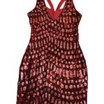 Bebe  addiction pink sequined mini dresz Photo 5