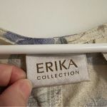 Erika Vintage  Collection Cotton Linen Floral Midi Dress Photo 4