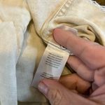 Rails  Valerie Raw Hem Shirt Dress Pistachio Acid Wash Green Tan Distressed Linen Photo 8