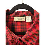 Vintage Lemon Grass Christmas Button Down Size 26 Snowmen Shirt Long Sleeve Red Photo 1