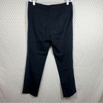 Derek Lam  Black High Rise‎ Tapered Wool Silk Trousers Photo 5