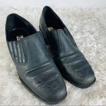 Vintage Black Western Booties Leather Sz 8 M Photo 0