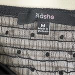 Blashe Crop Top Womens M Black Polka Dot Mesh Puff Sleeve Coquette Whimsigoth Size M Photo 4