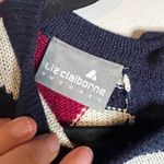 Vintage Liz Claiborne 1980's patterned sweater dress Blue Photo 2