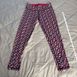 Victoria's Secret VSX Sport Leggings Multicolor Neon Full Ankle Length Womens L Photo 0