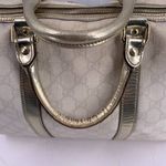 Gucci Authentic Vintage Joy Boston Ivory & Gold GG Coated Canvas Medium Satchel Photo 6