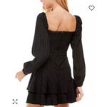City Vibe  black asymmetrical ruffled dress 50$ MSRP Photo 1