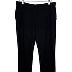 Theory Women’s Treeca Pull On Striped Viscose Crop Fairfield Knit Pants Navy 8 Photo 6