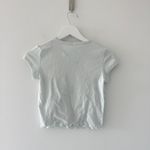 SKIMS Pointelle Blue Tee Photo 4