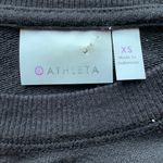 | Athleta Women's Black Criss Cross bottom sweat shirt Photo 1