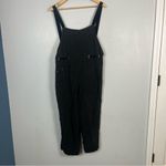Urban Outfitters  bdg MIKEY LINEN blend BACKLESS OVERALL in dark grey size large Photo 2