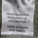 Abercrombie & Fitch Abercrombie Social Scene 70s vibe green fleece patchwork cropped hoodie small Photo 4