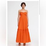 Acler DARTNELL MAXI DRESS Elegant Orange and Yellow Maxi Dress Size 4 Photo 6