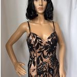 Dave and Johnny Black Gold Sequin Mermaid Gown - Size 1/2 Photo 9