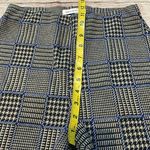 Urban Outfitters  Casey pull on flare pant Houndstooth Black Tan Blue Size S Photo 5
