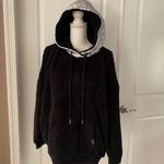 UGG Women's Loyra Sherpa Hoodie Metallic, Black/Silver Photo 3