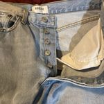 AGOLDE  100% ORGANIC COTTON RIPPED KNEE BUTTON FLY HI WAISTED JEANS MADE IN USA Photo 11