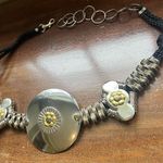 Elegant Silver, Gold and rope Women's belt Silver Photo 0