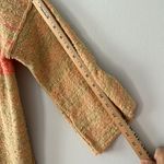 Free People Hooded Tunic Size Medium Color Cream and Orange Berkley Photo 5