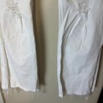 Rag and Bone  White Jeans Size 28 Women's Nina High-Rise Ankle Flare Raw Hem Photo 3