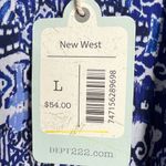 Department 222 Drawstring Waist Romper Blue Size L Photo 6