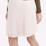 J.Crew C0214 Retro Feminine Beige Laser Cut Pleated Skirt sz 6 Photo 1