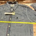 Ed Hardy  Women’s Blue Denim Shirt size L Photo 5