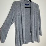 Apt. 9  | Petite Heather Gray Open Front Cardigan | PL Photo 2