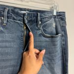Good American Good Legs Crops In Blue261 Ripped Knees Size 12/31 Photo 3