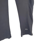 Splits59 Black Mesh Detail Zip Ankle Cropped Leggings Size Large Photo 3