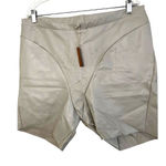 SKIMS  faux leather biker shorts color shell size 4X Photo 2