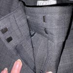 Loft  Women's Gray Plaid Career Dress Pants Work Office‎ Trousers Photo 2