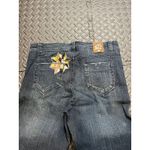 Akademiks Vintage Akdmks‎ Jeans Women's 31 Embroidered Pocket Denim Bootcut Flare Y2K Photo 2