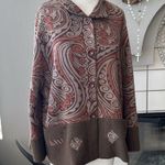 Brown Patterned tapestry kimono style Jacket Size undefined Photo 1