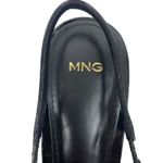 Mango  Pointed Toe Kitten Heel Slingback Pump Link Strap Size 40/ 9 Photo 11