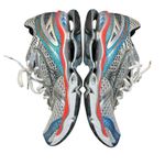 Mizuno Wave Creation 15 Running Shoes Womens 7.5 Silver Blue Red Mesh Athletic Photo 6