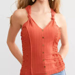 Miss Me  Knotted Strap Tank Top Small NWT Photo 0