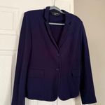 Norma Kamali  Navy Blue Lightweight Blazer Office Sophisticated Photo 4