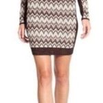 Free People NEW FREE PROPLE COZY CABIN CHEVRON BODYCON SCOOP NECK DRESS M Photo 0