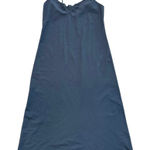 Vanity Fair Vintage Blue V-Neckline Sleeveless Long Nightgown Slip Dress Size 34 Photo 0
