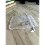 Kendra Scott  Tessa White & Silver Drusy Stone Stud Earrings Photo 2