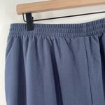 Bobeau Pull On Pants Size Medium Indigo Blue Wide Leg NWT Rayon Nylon Blend Crop Photo 6