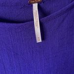 Free People clear skies purple cold shoulder mini tunic dress Photo 5