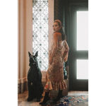 Hemant and Nandita  Veena Dress in Nude Midi Dress Medium XSmall Women's Cocktail Photo 14