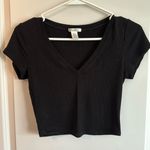Bozzolo Black cropped tee Photo 0