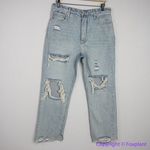 Free People NEW We the free Tapered Baggy Boyfriend, light blue, 30 Photo 3