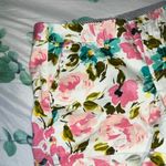 Merona Women's Floral Pink Denim Shorts Size 6 Photo 1