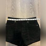 Free People Black Corduroy Shorts Women’s Size 24 Bohemian Boho Stretch Festival Photo 1