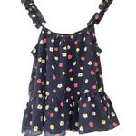 Madewell Petite Silk Ruffle-Strap Cami Top in Confetti Floral ruffled Hem size 0 Photo 6