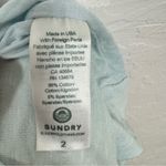 Sundry  Light Blue Mini Dress Women’s M Ruched Sleeveless Athletic Hiking Outdoor Photo 3